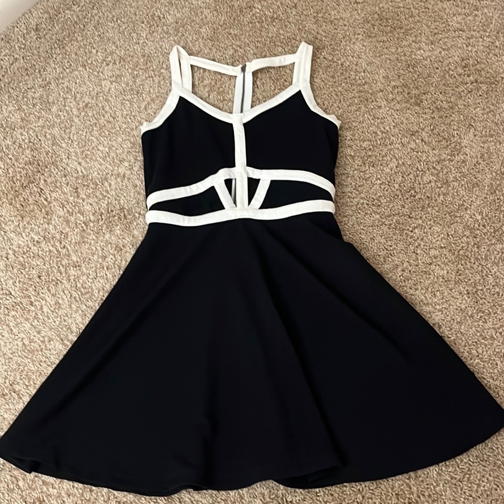 Black and White Dress